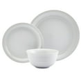 thumbnail image 5 of Tabletops Gallery 12 Piece Farmhouse White Stoneware Dinnerware Set, Service for 4, 5 of 6