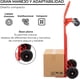 thumbnail image 3 of Diablito de Carga Tipo Plataforma 2 Posiciones Capacidad de Carga de 250 a 400 KG Ruedas Neumáticas de Caucho y Polipropileno Estructura de Acero Carrito Multiusos y Portátil (Rojo), 3 of 5