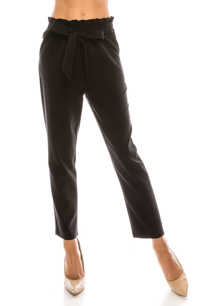 Time and Tru Women's Paperbag Pants 