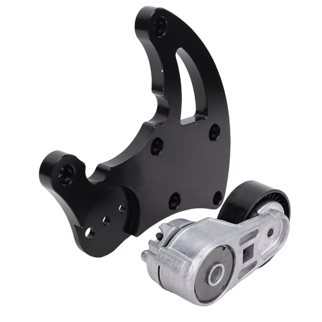 AC Compressor High Mount Bracket Kit, Quick Installation Swap AC Compressor Bracket CNC Machining for Truck SUVs VORTEC Engine