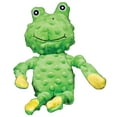 thumbnail image 1 of Furry Friends Plush Frog Dog Toy, 1 of 2