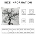 thumbnail image 5 of Nawypu  Black White Pillow Cover, Bare Branches of Winter Trees Nature Art Double Sided Decorative Pillows Cases Throw Pillows Covers, 5 of 5