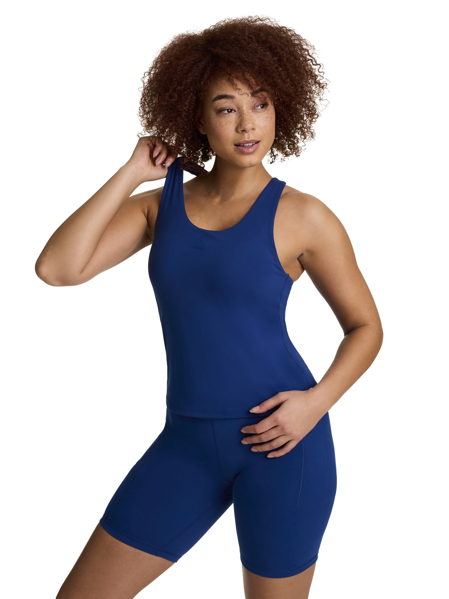 Reebok Women's Medium Impact Move Bra Tank with Removable Cups, Sizes XS-4X