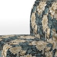 thumbnail image 4 of Designart "Sky Blue Petal Harmony" White Floral Upholstered Accent Chair - Cottage Arm Chair For Bedroom, 4 of 5