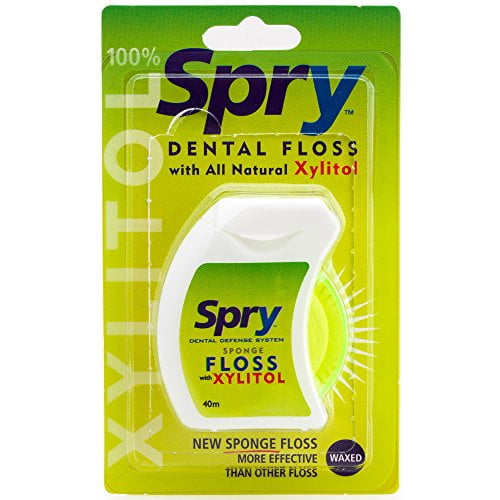Spry Dental Sponge Floss with Xylitol 12 per case.