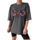thumbnail image 1 of Camiseta Del 4 De Julio Camiseta con estampado del Día de la Independencia Moda Casual Mujer Camiseta suelta Tops (Gris L) Cgtredaw Para estrenar, 1 of 1