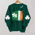 thumbnail image 2 of Kilaqueen St Patricks Day Sweatshirt for Women Shamrock Graphic Long Sleeve Crewneck Pullover Tops Casual Trendy Loose Funny Festival Sweatshirt, 2 of 4