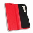thumbnail image 4 of Dteck for Samsung Galaxy Z Fold 5 Case Leather, Luxury Soft PU Leather Phone Case for Men Women, Shockproof Protective Back Slim Fit Cover Case for Samsung Galaxy Z Fold 5 5G 2023,Red, 4 of 5