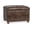 Brown, variant on 24'' Leather Ottoman with Storage Rectangle Foot Rest Ottomans Stool for Living Room(Brown,Leather Texture)
