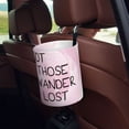 thumbnail image 5 of Kdxio Not All Those Who Wander Are Lost Car Trash Can Garbage Car Accessories Trash Can Car Waste Bin for for Driver and Passenger Any Vehicle, 5 of 7