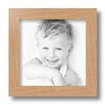 thumbnail image 2 of ArtToFrames 8x8 Inch Red Oak Picture Frame, This Brown Wood Poster Frame is Great for Your Art or Photos, Comes with Regular Glass (4846), 2 of 8