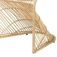 thumbnail image 5 of bali & pari Rosalba Light Honey Rattan 2-Piece S-Curve Dining Chair Set, 5 of 9