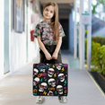 thumbnail image 6 of Haosy 3 Ring Zipper Binder with Shoulder Strap Waterproof Trapper Keeper 2 Inch D-Ring 500 Sheets Capacity, Crazy Cool Skull, 6 of 7