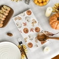 thumbnail image 3 of Sm:)e Fall Leaves Pumpkins Kitchen Dish Towels 18x26 Inch Set of 2, 3 of 6