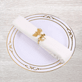 thumbnail image 3 of 12X Gold Napkin Ring Durable Delicate Deer Napkin Ring Holder for Restaurant Christmas Party, 3 of 6