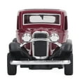 thumbnail image 3 of 1:32 Classic Car Model Alloy Vintage Simulation Toy Antique Pullback Opened Doors Model Toy, 3 of 15