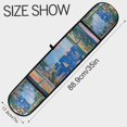 thumbnail image 3 of Yayeee Double Oven Mitt Kitchen Heat Resistant Baking 35" x7" Quilted Glove, Sea Window, 3 of 6