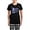 With Checker Pant, variant on CafePress - Lymphedema FLAG 42.8 Women's Dark Pajamas - Women's Short Sleeve Print T-Shirt and Pants Dark Cotton Pajama Set