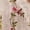 Pink, variant on Summer Casual Blouse Casual Summer Printed Shirt, Linen V Neck Group Top, Exquisite Hemp 1pc, Pink 3XL, Size S-3XL