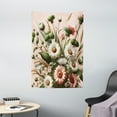 thumbnail image 2 of Ambesonne Floral Eucalyptus Tapestry Wall Hanging, Blushing Blooms, 40"x60", Blush Forest Green Pink, 2 of 3