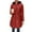 Wine, variant on qucoqpe Winter Clothing for Women Trendy Classic Full Zip Quilted Jacket Long Sleeve Fleece Lining Drawstring Puffer Parka Coat