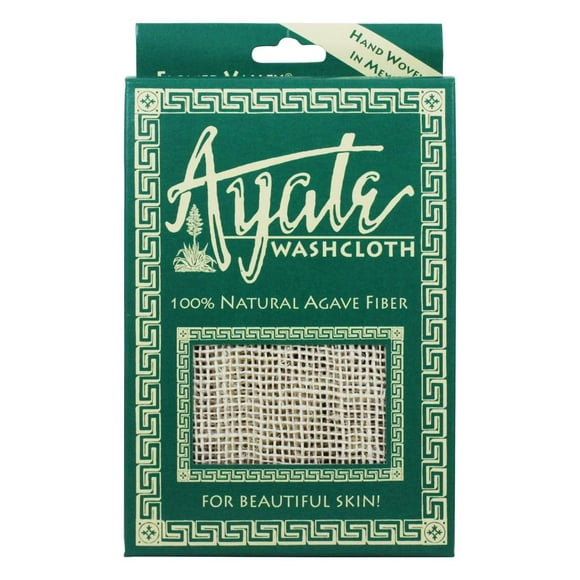 Flower Valley - Ayate Hand-Woven Natural Agave Washcloth