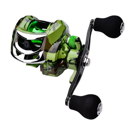 18+1 BB Ball Bearing 7.2:1 Portable Fishing Reel Baitcasting Reel Left/Right Hand Fishing Bait Casting Reel