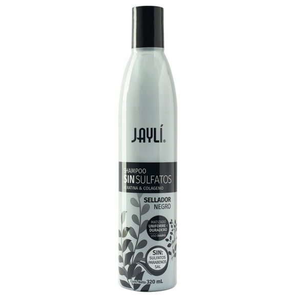 Shampoo Sellador Negro Productos Jaylí S.A. DE C.V. 320ml Sin Sulfatos Sin Sal