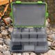 thumbnail image 5 of Caja de pesca portátil, cebo impermeable, cajas de anzuelos, herramienta de pesca (verde grande), 5 of 6