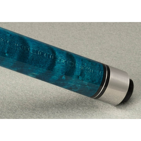 McDermott Star Hustler S67 Sneaky Pete Two-Piece Billiards Pool Cue Stick 3/8 x 10 - Blue with Lifetime Warranty