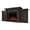 Dark Walnut, variant on Bowery Hill Solid Wood Espresso Fireplace TV Stand Rectangular Adjustable 67" Unassembled