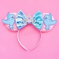 thumbnail image 4 of Accesorios para el cabello de Mickey Mouse Rapunzel para mujer, diademas con orejas de flor para el sol, lazo de lentejuelas para niños, diademas de camaleón enredadas, 4 of 5