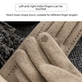thumbnail image 3 of Guantes cálidos de terciopelo grueso para mujer, estilo coreano, bonitos guantes de invierno de lana para conducir y ciclismo con pantalla táctil de cachemira, 3 of 6