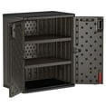 thumbnail image 4 of Suncast 36" Storage Cabinet Locker with 2 Adjustable Shelves, Black, 4 of 6