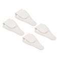 thumbnail image 1 of Unique Bargains 4.5'x2.6' PU Leather Embroidery Scissors Sheath Protective Cover, White 4 Pack, 1 of 7