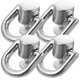 thumbnail image 1 of Rivet Studs Rings D Shape Zinc Alloy Rotatable Multi-Function Backpack Purse Accessories 4Pcs, 1 of 5