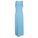 thumbnail image 2 of vestido maxi casual sin mangas de s mujeres vestido rgo de pya rayas Sunnimix vestido maxi a rayas, 2 of 8