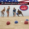thumbnail image 3 of Franklin Sports Jeu de Boules de Pétanque - Boules de Pétanque Rouges, Blanches, Bleues et Pallino - Complet, Prêt à Jouer Ensemble de Boules de Pétanque - Parfait f, 3 of 5