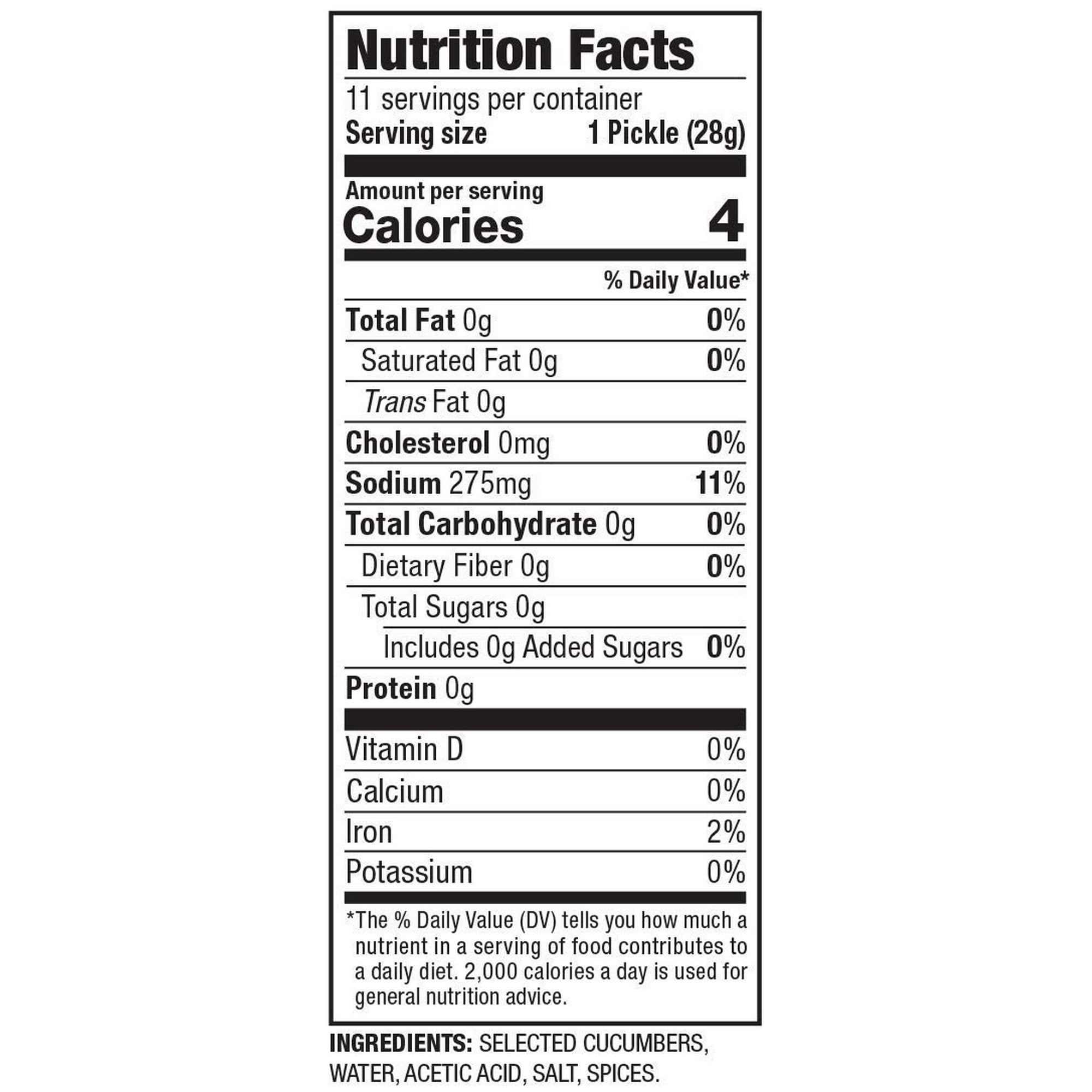 Pack of 12, Gefen Large Cucumbers in Brine, 19 oz