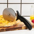 thumbnail image 5 of 1 st svart pizzaskärare - Pizzaskärare med silikonhandtag och rostfritt stålblad med skyddande lock | Svart, 5 of 5