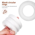 thumbnail image 3 of 30 Pcs Foam Wreaths Diy Foams Round Rings Foam Circles For Crafts Christmas Party, 3 of 8