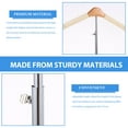thumbnail image 3 of OUNONA Portable Metal Clothes Hanger Rack Adjustable Shirt Display Stand for Clothing, 3 of 8