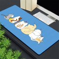 thumbnail image 1 of Alfombrilla de ratón Kawaii de gran tamaño para teclado, alfombrilla de escritorio para ordenador portátil, alfombrilla de escritorio antideslizante de goma para muñeca, organizador de escritorio, Acc LIUWENJING unisex, 1 of 2