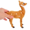 thumbnail image 3 of KAKOWELY Elk Ornament 1Pcs Brown Plastic and Faux Fur for Families and Friends at Christmas Decorations, 3 of 8
