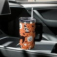 thumbnail image 6 of 40 Oz Halloween Cat Tumbler With Handle and Straw, Cute Black Cats Stainless Steel Double Walled Vacuum Insulated Cup, 6 of 8