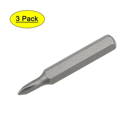 

Uxcell 5/32 Hex Shank 1.1 Length #00 Magnetic Screwdriver Bit S2 Steel 3 Pack