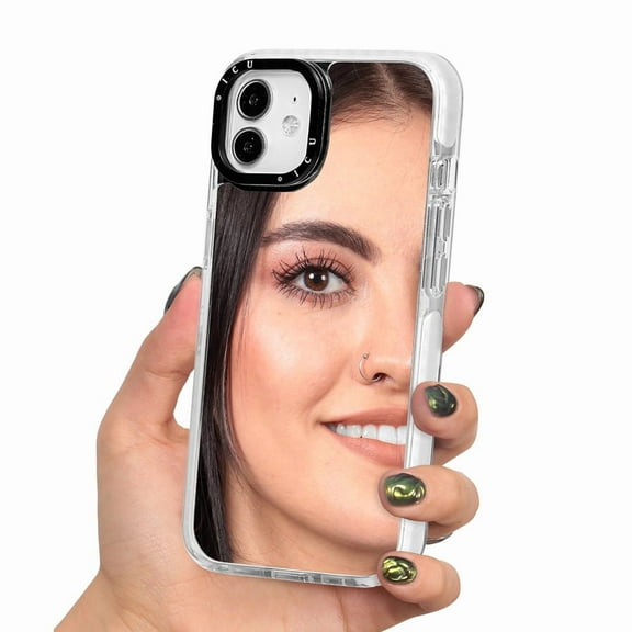 ICU Designs iPhone 12/12 Pro Mirror Cell Phone Case, White