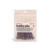Kitsch Mini Bobby Pins for Women Hair - Bobby Pins for Styling & Sectioning, 45 pcs (Brown)