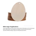 thumbnail image 2 of De Adornos De Huevo Sin Terminar De Madera, Colgantes Colgantes De Pascua En Blanco Para Decoración Del Hogar10 Uds. Speravity HA014432-00, 2 of 6