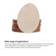 thumbnail image 2 of De Adornos De Huevo Sin Terminar De Madera, Colgantes Colgantes De Pascua En Blanco Para Decoración Del Hogar10 Uds. Minnieouse HA014432-00, 2 of 6